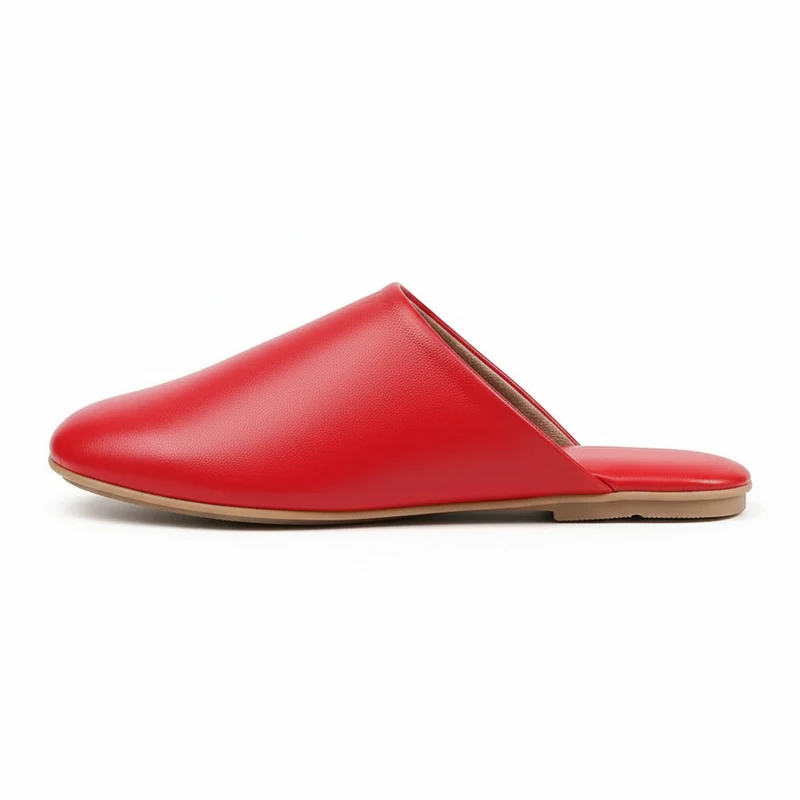 Chaussons en Cuir Souple pour Femme