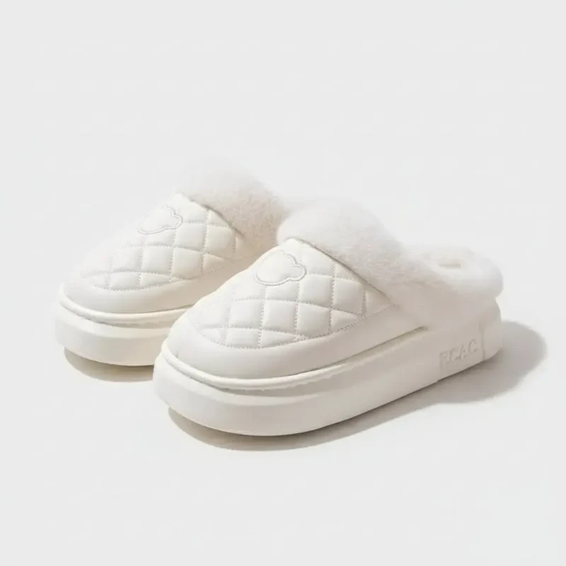 Chaussons Mules Fourrés pour Femme