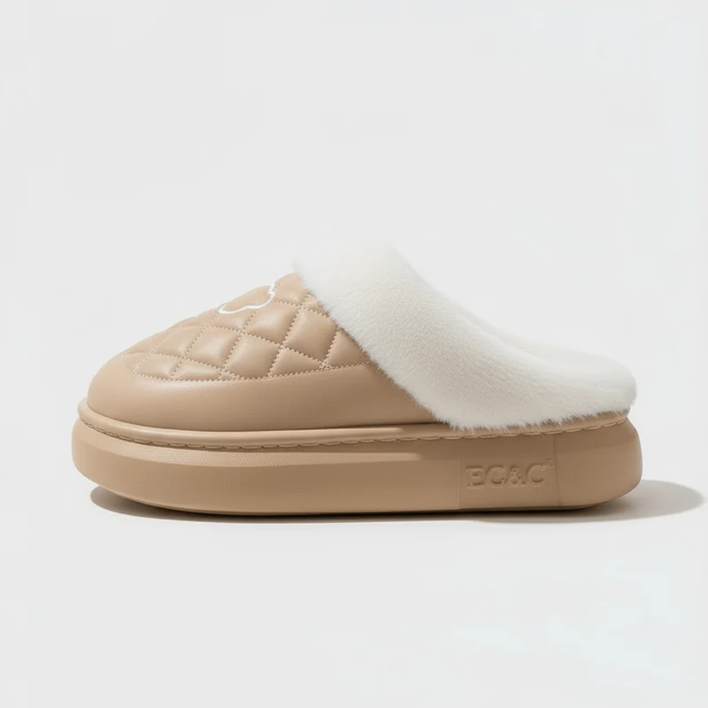 Chaussons Mules Fourrés pour Femme