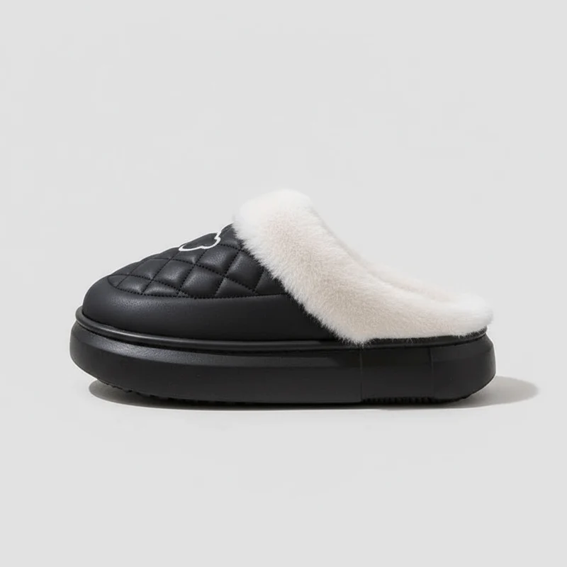 Chaussons Mules Fourrés pour Femme