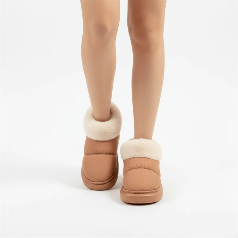 Chaussons Bottines Fourrées pour Femme