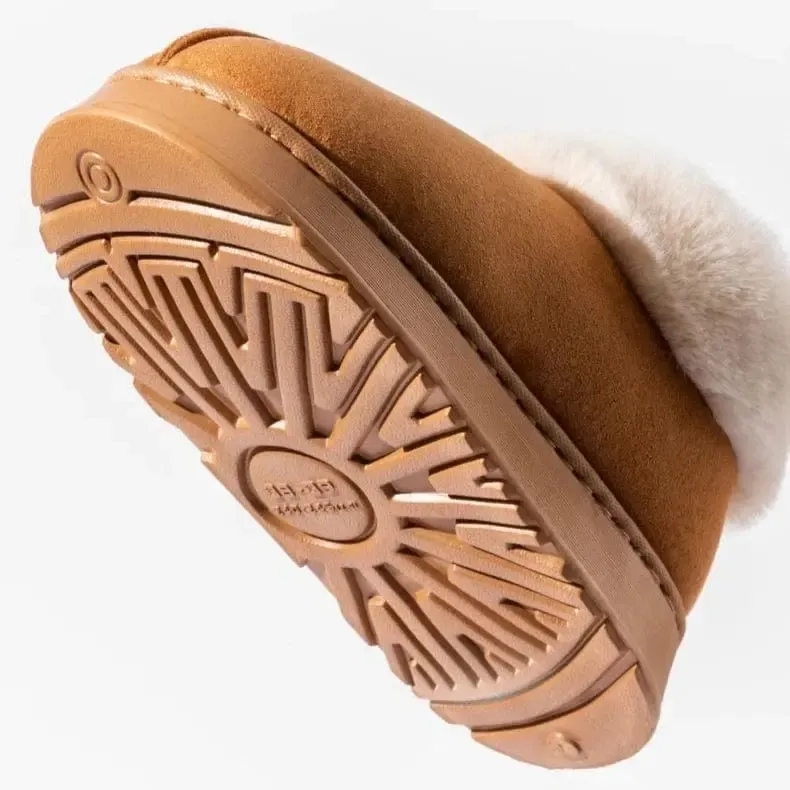 Chaussons Bottes Fourrés pour Femme