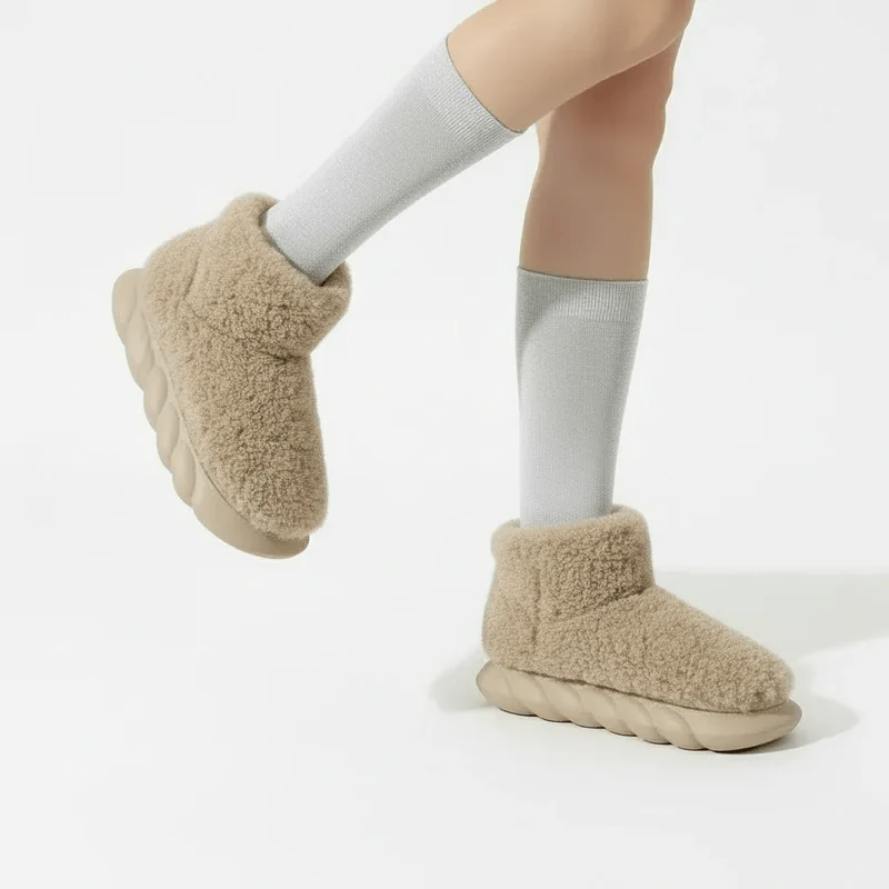 Chaussons d'Hiver Montants pour Femme