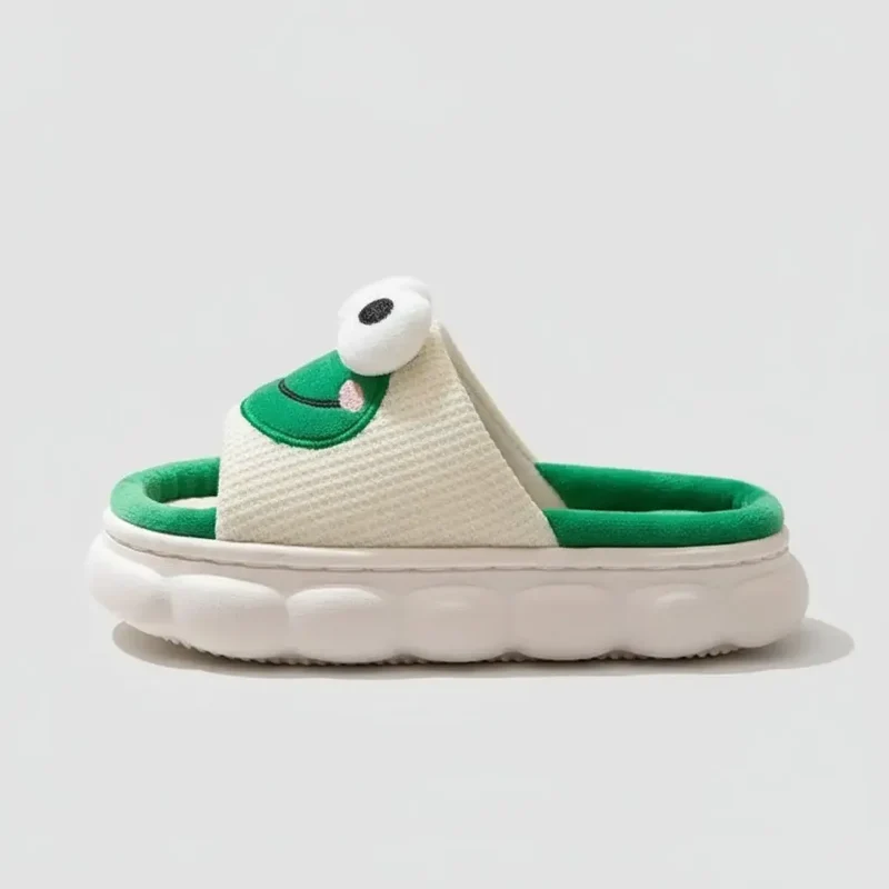 Chaussons Rigolos Grenouille pour Femme