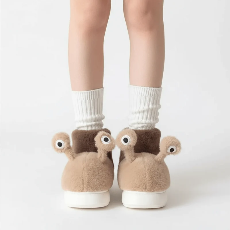 Chaussons Rigolos Escargot pour Femme