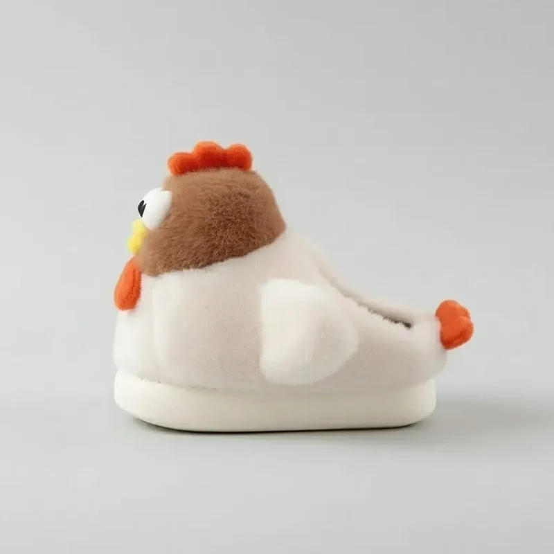Chaussons Rigolos Poule pour Femme