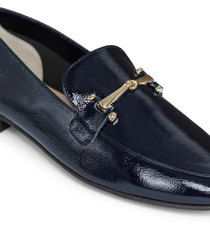 Mocassins AMELIE Vernis Marine