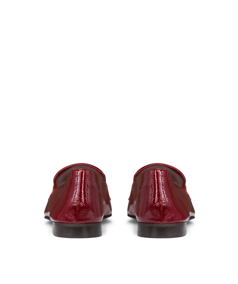 Mocassins AMELIE Vernis Cerise