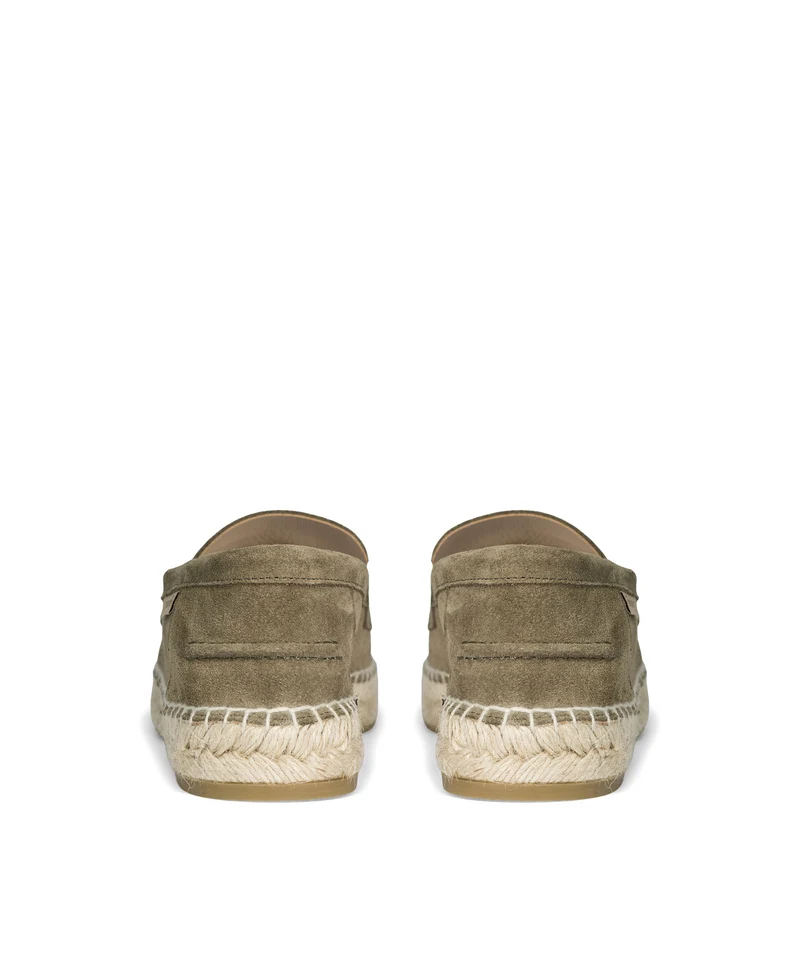 Mocassins NEVADA Daim Olive