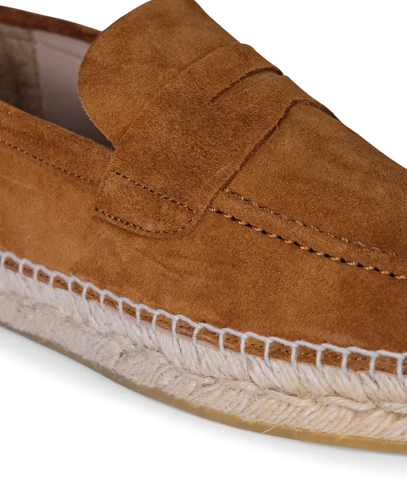 Mocassins NEVADA Daim Marron