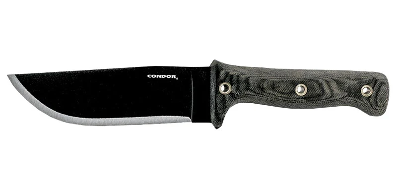 Couteau à lame fixe Condor Crotalus acier 1075 High Carbon lame 140 mm