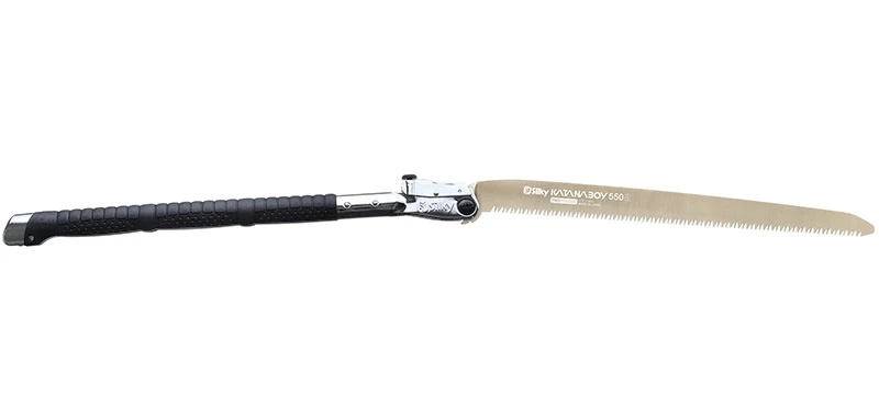 Scie Silky Katanaboy 550 pliante acier SK-4 lame 550 mm pour le travail en extérieur