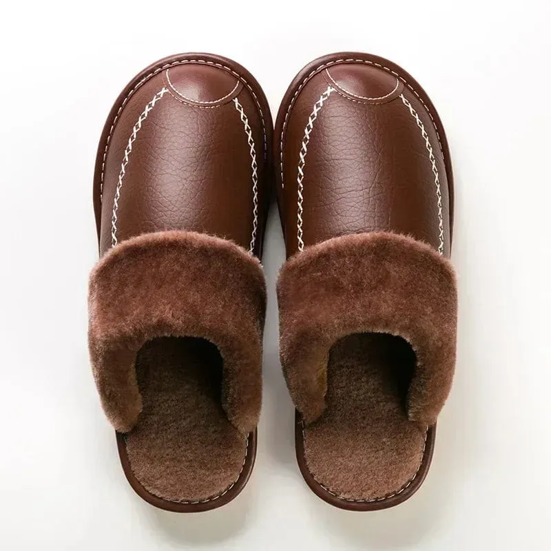 Chausson Cuir Synthétique Homme