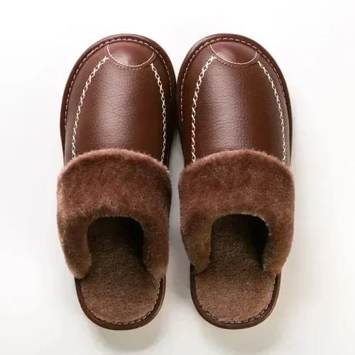 Chausson Cuir Synthétique Homme