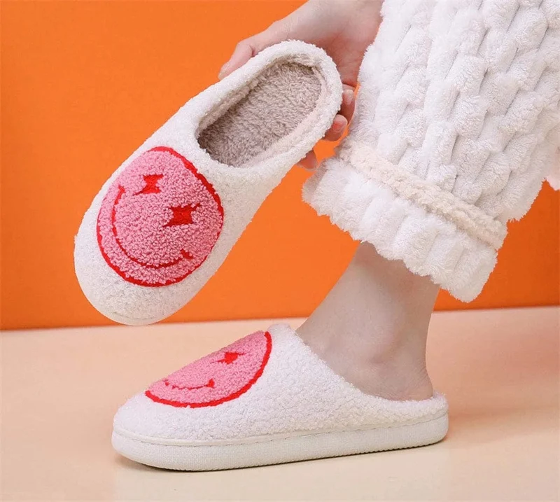 Chausson Rigolo - Edition Smiley - Rose