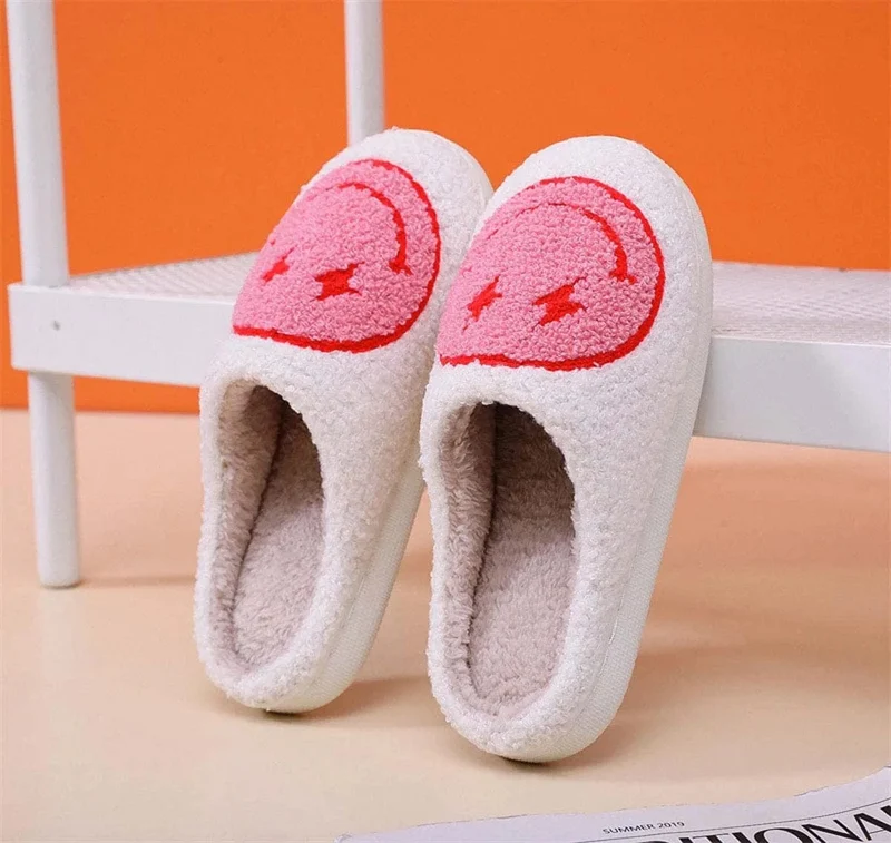 Chausson Rigolo - Edition Smiley - Rose