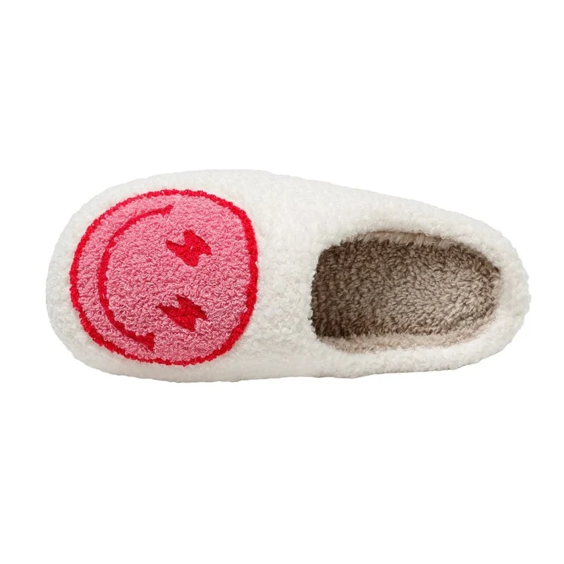 Chausson Rigolo - Edition Smiley - Rose
