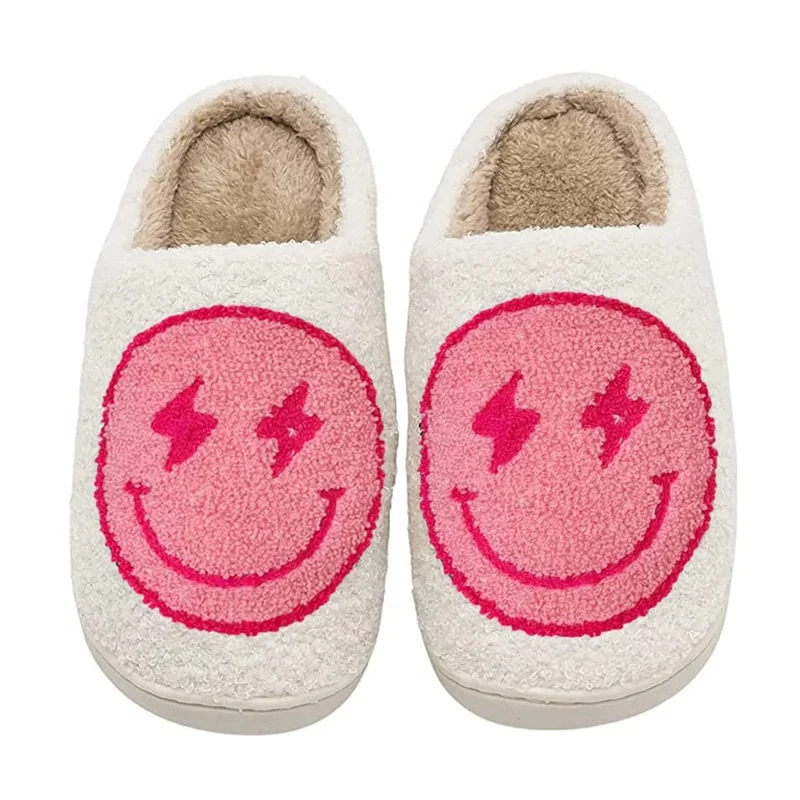 Chausson Rigolo - Edition Smiley - Rose