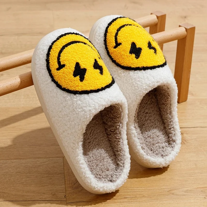 Chausson Rigolo - Edition Smiley - Jaune