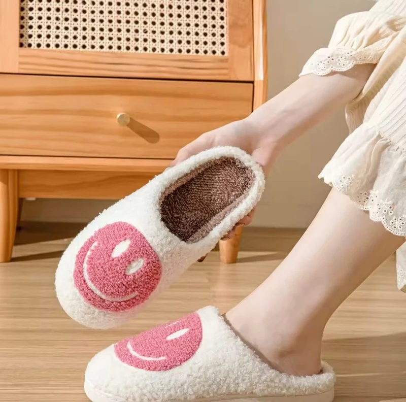 Chausson Rigolo - Edition Smiley - Rose
