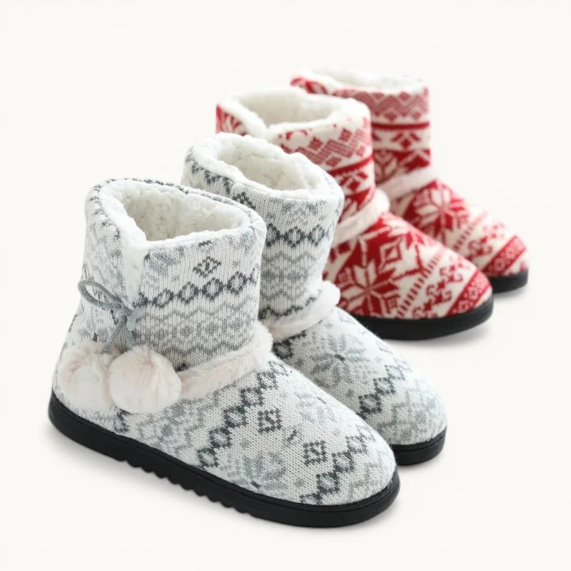 Chausson botte femme