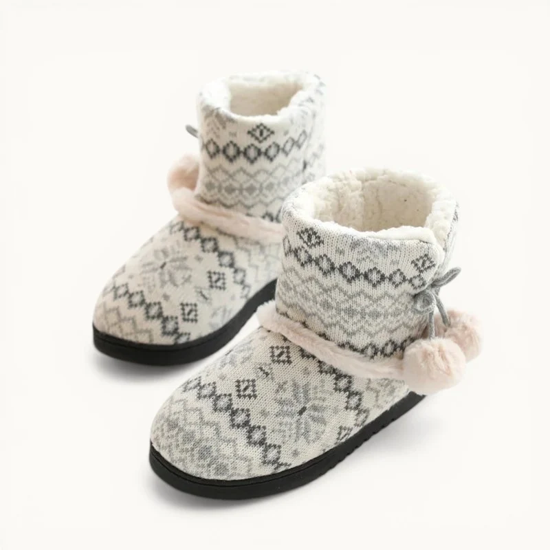 Chausson botte femme