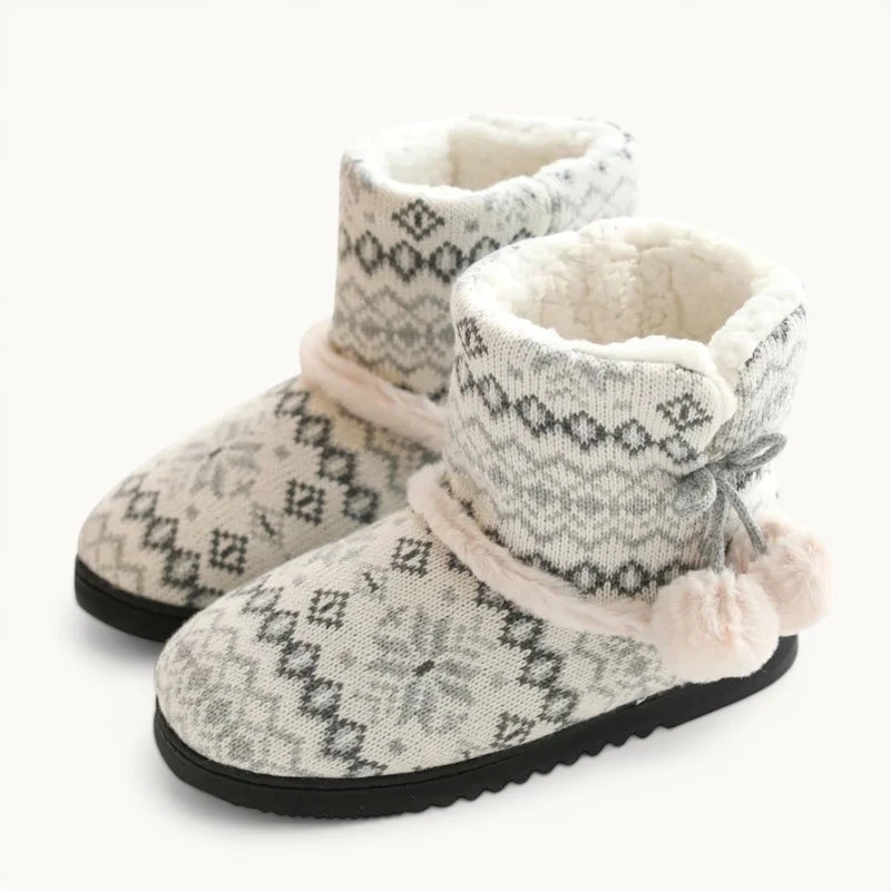 Chausson botte femme