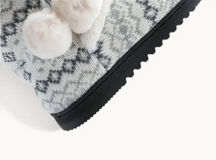 Chausson botte femme