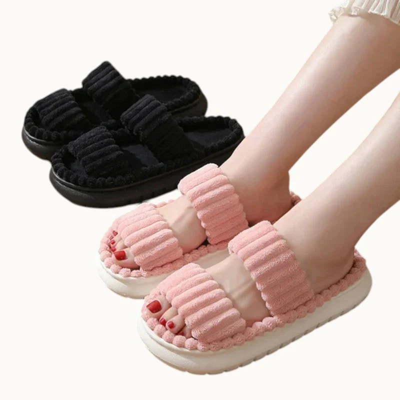 chausson polaire femme
