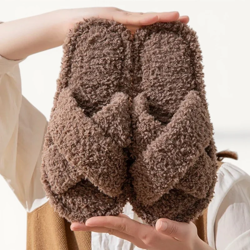 Chausson moumoute femme