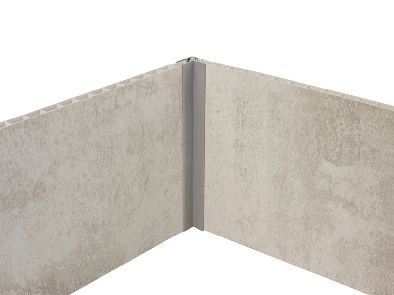 Profil d'angle en PVC pour lambris 8 mm épais