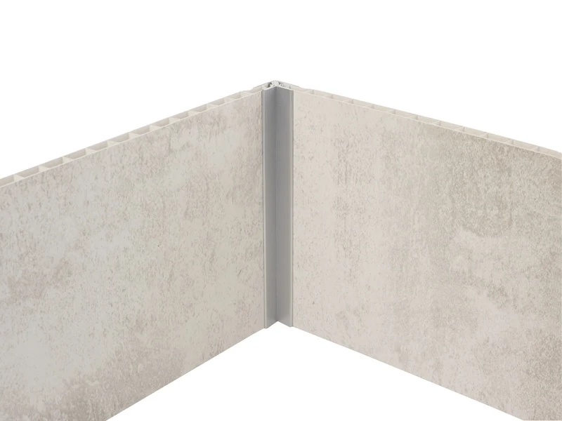 Profil d'angle en PVC pour lambris 8 mm épais