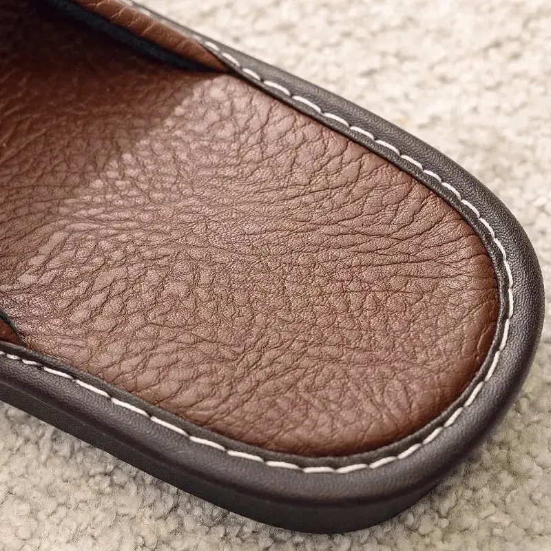 Chaussons Similicuir pour Homme