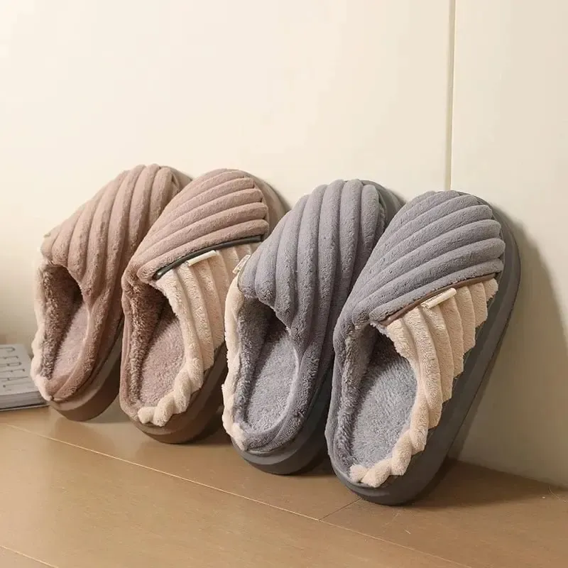 Chaussons Mules en Fourrure pour Homme