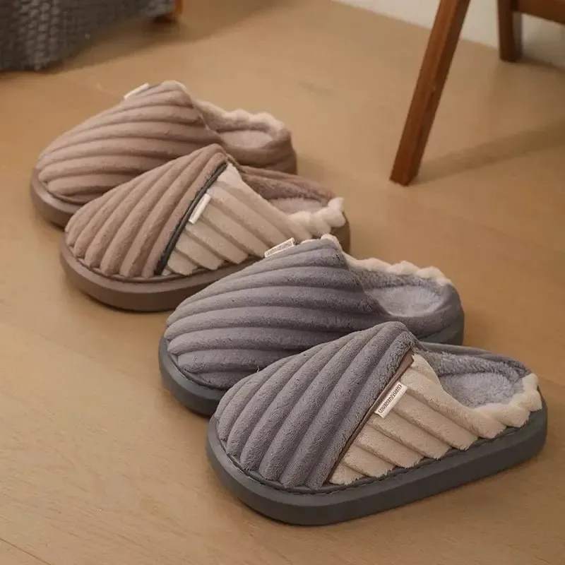 Chaussons Mules en Fourrure pour Homme