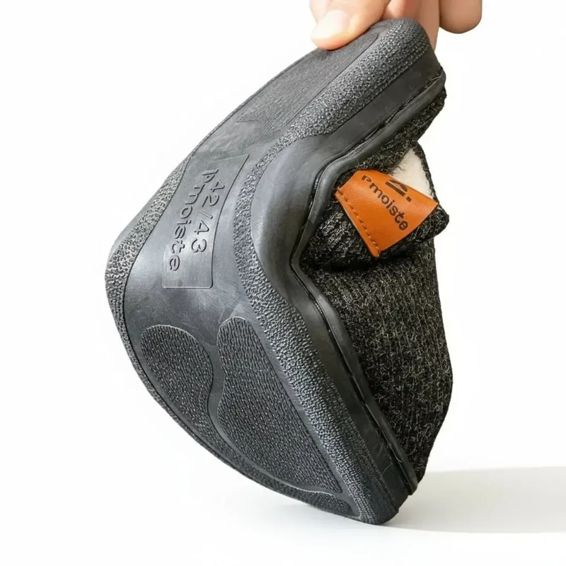 Chaussons à Mémoire de Forme Homme