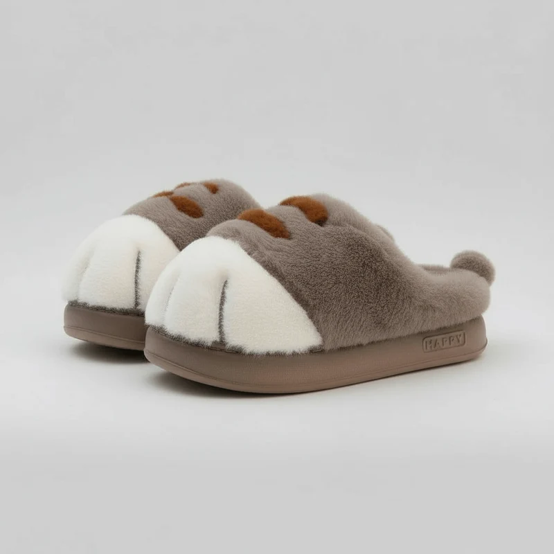 Pantoufles Pattes de Chat