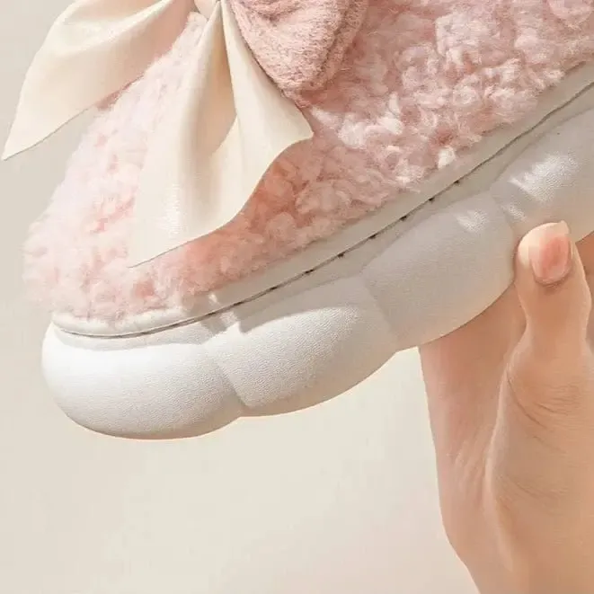 Chaussons Mules d'Hiver pour Femme