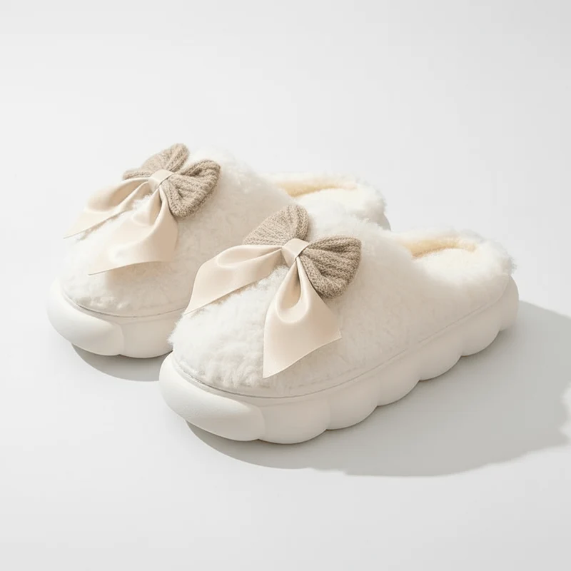 Chaussons Mules d'Hiver pour Femme