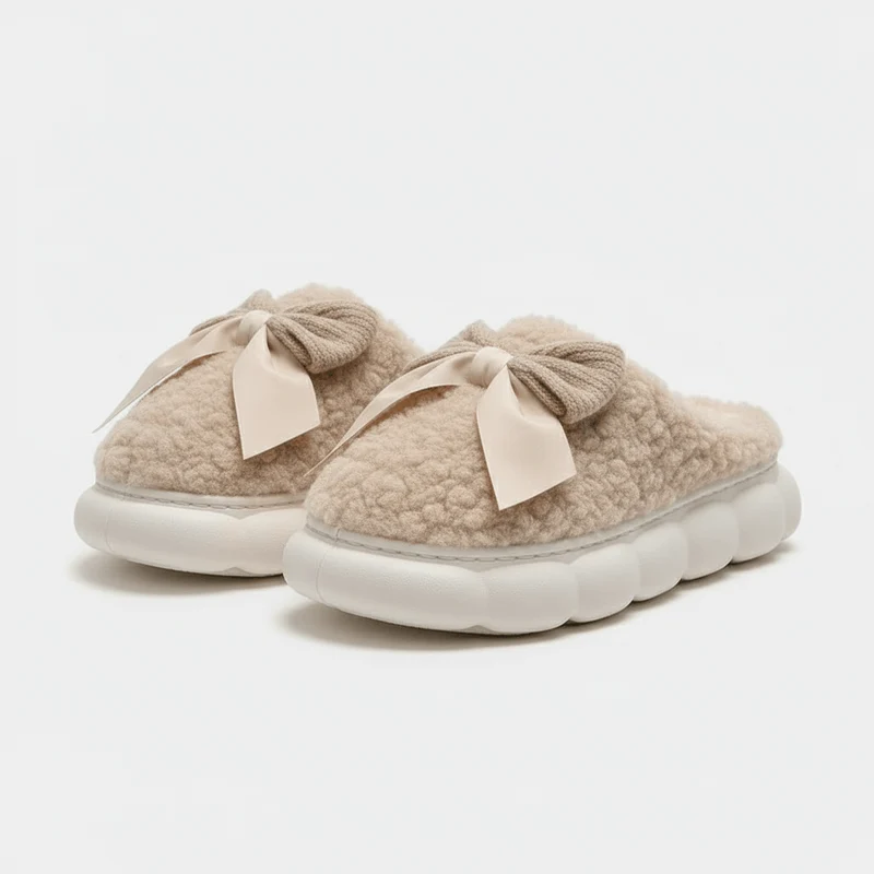 Chaussons Mules d'Hiver pour Femme