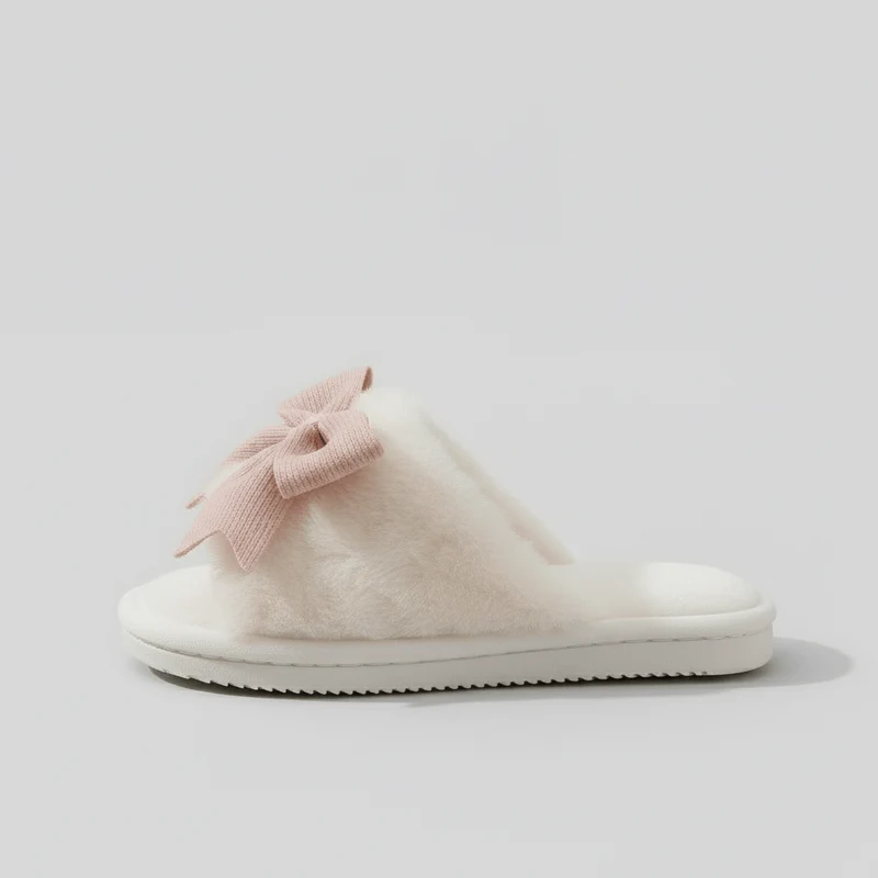 Chaussons d'Intérieur Ouverts pour Femme