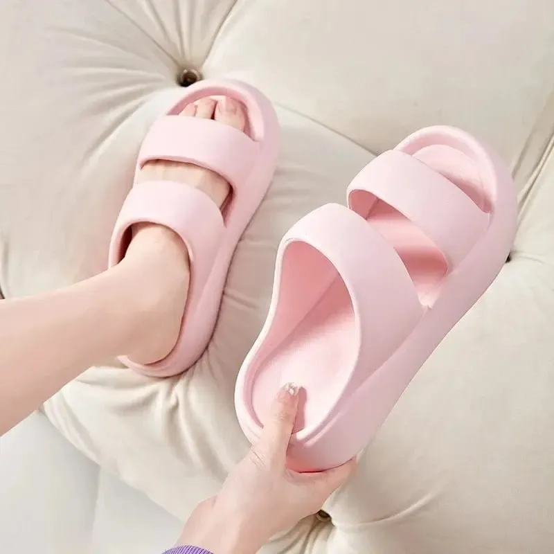 Chaussons d'Été avec Brides pour Femme
