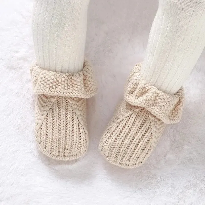 Chaussons en Laine Naissance Bébé