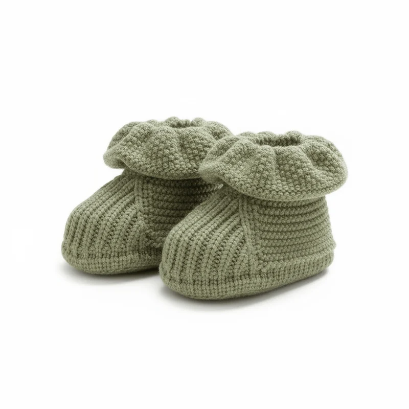Chaussons en Laine Naissance Bébé