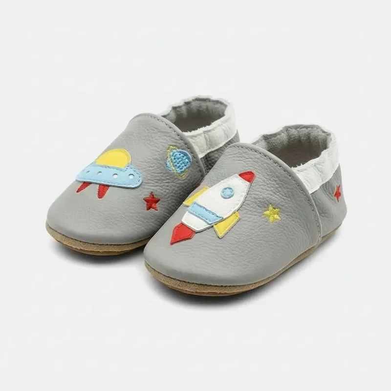 Chaussons Cuir Bébé Garçon
