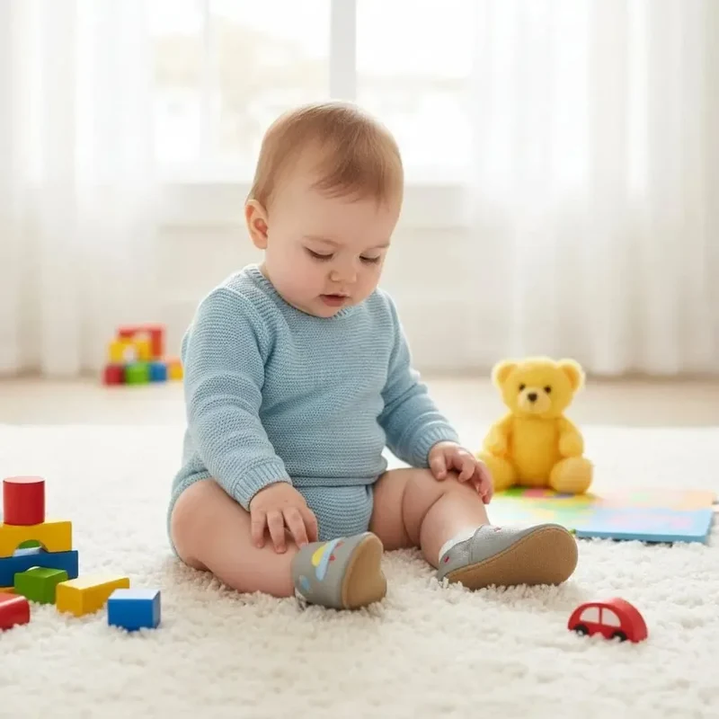 Chaussons Cuir Bébé Garçon
