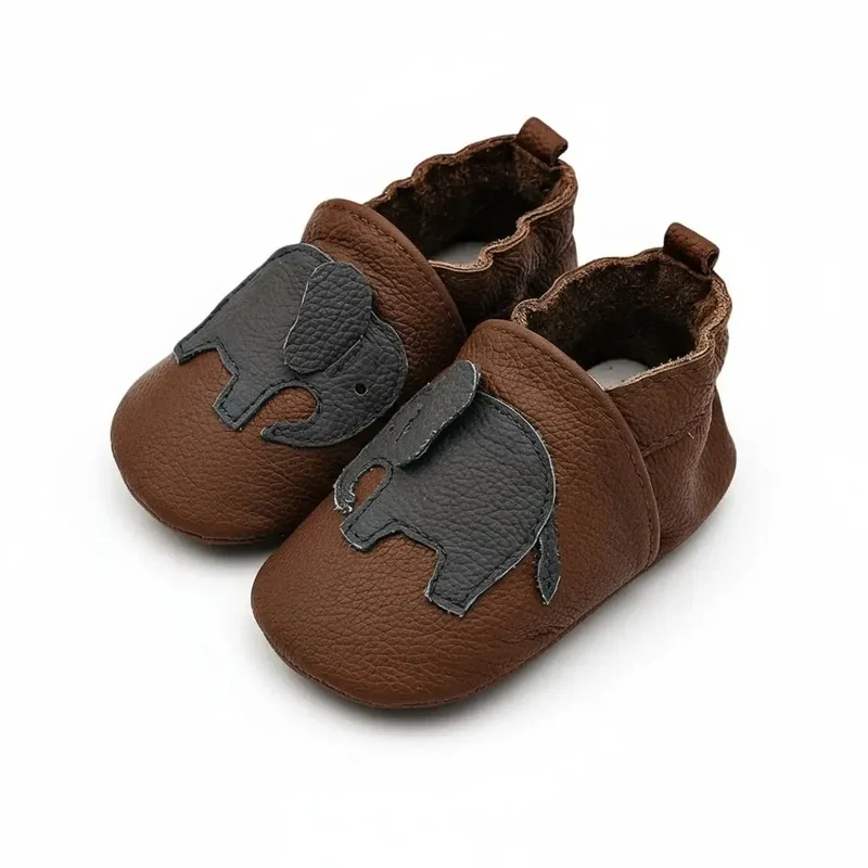 Chaussons Bébé en Cuir Premiers Pas