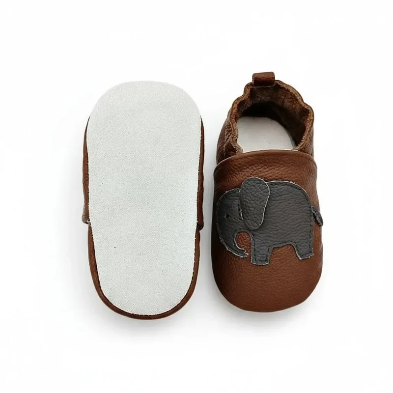 Chaussons Bébé en Cuir Premiers Pas