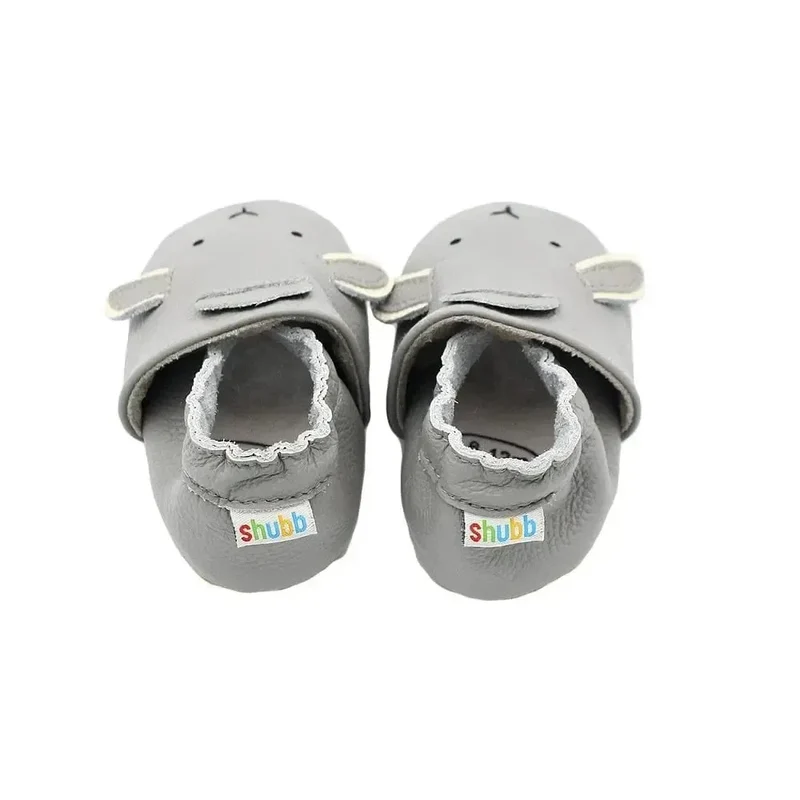 Chaussons Bébé en Cuir Antidérapants Mouton