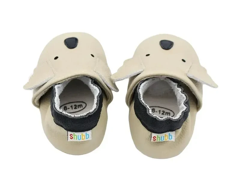 Chaussons Bébé en Cuir Antidérapants Koala